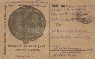 Wilhelm II and Franz Joseph Hazáért és királyért propaganda (fa)