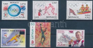Olympic Games 6 diff stamps Olimpiai Játékok 6 klf bélyeg