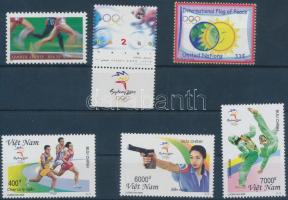 Nyári Olimpiai Játékok, Sydney 3 klf bélyeg + sor Sydney Summer Olympics 3 diff stamps + set