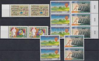 Természetvédelem és Emberi Jogok 14 db bélyeg, Nature conservation and human rights 14 diff. stamps