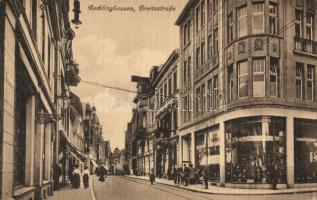 Recklinghausen, Breitestrasse / street, shops