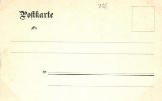 Ulm a. D. Bahnhofplatz mit Postamt / Post office, railway station