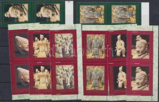 20 diff. stamps on 2 stock-cards 20 db bélyeg 2 db stecklapon