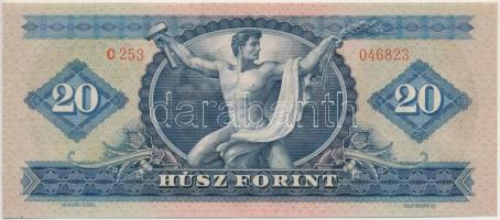 1965. 20Ft nyomdai papírránccal T:I- hajtatlan