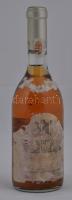 cca 1990 Tokaji szamorodni száraz fehér bor, 500 ml. Bontatlan palack sérült címkével / Vintage white wine