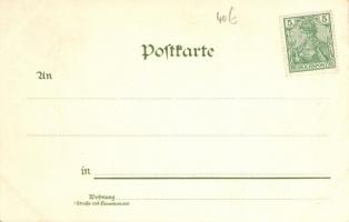 Köln, Zoologische Garten / zoo, litho