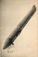 1909 Z III Aufstieg von Zeppelin Werftplatz. Mitfahrt der Bundesrats- und Reichstagsmitglieder / Zeppelin airship take-off