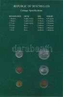 Seychelle-szigetek 1982. 1c - 50R 6klf db, forgalmi szett felbélyegzett kartonlapon T:1,1-
Seychelle...