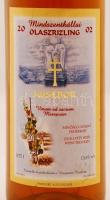 2002 Mindszentkállai Olaszrizling Misebor. száraz fehérbor 0,75 l bontatlan palack. / Vintage white ...