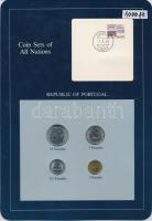 Portugália 1980-1984. 1Esc-25Esc 4klf db, forgalmi szett felbélyegzett kartonlapon T:1
Portugal 1980...