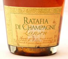 cca 1990 NV Lanson Ratafia de Champagne Liqueur, deszertbor. 0,75 l. Bontatlan palack / cca 1990 Vin...
