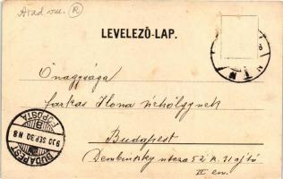 1900 Arad, Andrássy tér, üzletek. Kiadja Nachbargauer János / square, shops