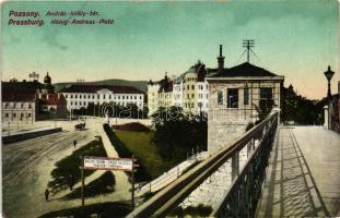 Pozsony, András király tér / König Andreas Platz / square