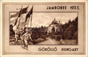 1933 Gödöllő, Kastély, cserkész jamboree