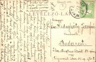 Temesvár, Ferencvárosi Dalkör zászlószentelési ünnepélyének emlékéül; Dr. Csernoch püspök, Dr. Telbi...