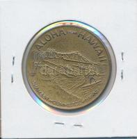 Amerikai Egyesült Államok 1974. "Hawaii Dollar - Kamehameha" fém emlékdollár T:1
USA 1974 ...