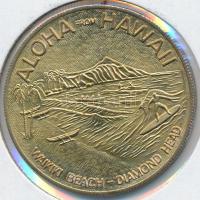 Amerikai Egyesült Államok 1974. "Hawaii Dollar - Kamehameha" fém emlékdollár T:1
USA 1974 ...