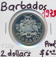 Barbados 1973. 2$ Cu-Ni "Függetlenség 10. évfordulója" C:PP
Barbados 1973. 2 Dollars Cu-Ni...