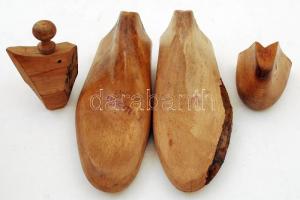 4 pár háromrészes régi sámfa