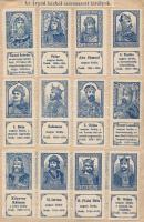 cca 1920-1940 Magyar levélzáró gyűjtemény kb 250 levélzáró, sok irredentával + némi filatélia füzetben / Collection of Hungarian poster stamps. About 250 pieces + some philately in booklet