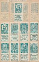 cca 1920-1940 Magyar levélzáró gyűjtemény kb 250 levélzáró, sok irredentával + némi filatélia füzetb...