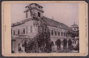 cca 1890 Tata Tóváros kastély keményhátú fotó kis sérüléssel. Erdélyi fotó 16x11 cm