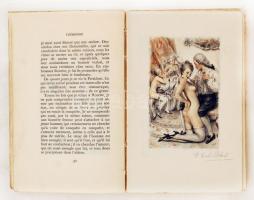 Thémidore ou Mon Histoire et celle de ma Maitresse. Illustrations de P. Emile Becat. Sok pajzán képp...