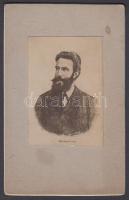 cca 1870 Röntgen tanár, keményhátú fotó, 6x9 cm