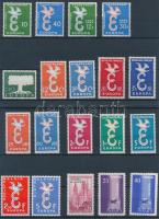 Europa CEPT 1958 19 klf bélyeg 2 db stecklapon, Europa CEPT 1958 19 stamps