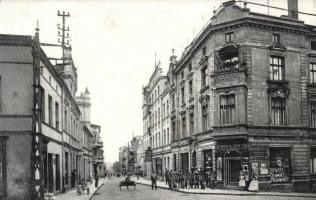 Grudziadz, Graudenz; Pohlmannstrasse / street, Arnold Kriedle's bookshop (fl)