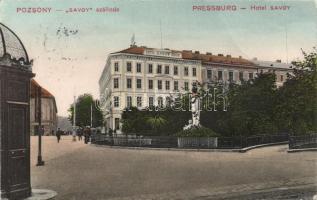 Pozsony, Savoy szálloda / hotel (fa)