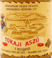 Tokaji Aszú, 1975, 5 puttonyos, édes, fehér bor