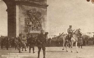 1919 WWI French Victorious Troops Parade, Marshal Pétain