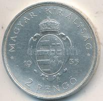 1935. 2P Ag "Pázmány" T:2 Adamo P7.1