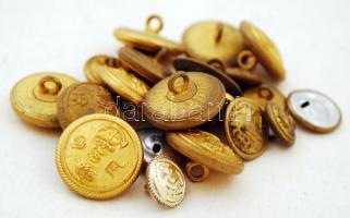 cca 1900 22 db Dunai Gőzhajózási Vállalat gomb / DSG Danube ship company buttons