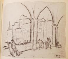 Borsos Miklós rajzai. Budapest, 1985, Szépirodalmi Könyvkiadó. Vászonkötésben, kissé szakadt papír v...