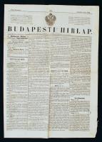 1853 Budapesti Hírlap egy száma, (october 1-jén)