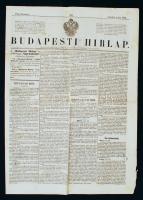 1853 Budapesti Hírlap egy száma, (october 1-jén)