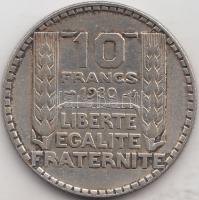 Franciaország 1930. 10Fr Ag T:2,2- France 1930. 10 Francs Ag C:aXF