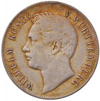 Német Államok/Württemberg 1839. 1G Ag "I. Vilmos" Stuttgart (10,53g) T:2- ph. German States/Wurttemberg 1839. 1 Gulden Ag "Wihelm I" Stuttgart (10,53g) C:VF edge error Krause KM#574