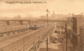 Philadelphia, Elevated R.R. from 32nd St. 