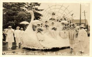 1948 Portland, Rose Festival, Queens Float