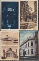 126 db RÉGI magyar városképes lap; sok Hévíz, Eger, Hajdúszoboszló / 126 old Hungarian town-view pos...