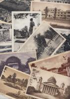 126 db RÉGI magyar városképes lap; sok Hévíz, Eger, Hajdúszoboszló / 126 old Hungarian town-view pos...
