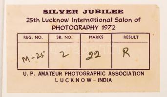 cca 1965 Medgyesi László (Kecskemét): Licht und Schatten, feliratozott vintage fotóművészeti alkotás...