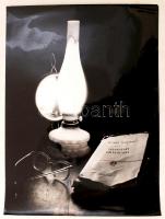 cca 1950 Tanyasi csendélet, jelzetlen fotóművészeti alkotás Medgyesi László hagyatékából, 40x30 cm