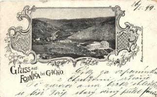 1899 Fojnica bei Gacko, Art Nouveau (Rb)