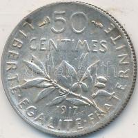 Franciaország 1897-1920. 50c Ag (24xklf) T:2,2-,3 France 1897-1920. 50 Centimes Ag (24xdiff) C:XF,VF,F