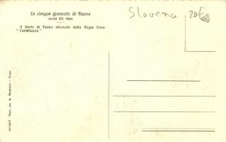 Fiume, port, 'Cortellazzo' ship (EK)