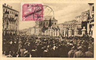 1918 Fiume, General of San Marzano takes possession of the government building and the city